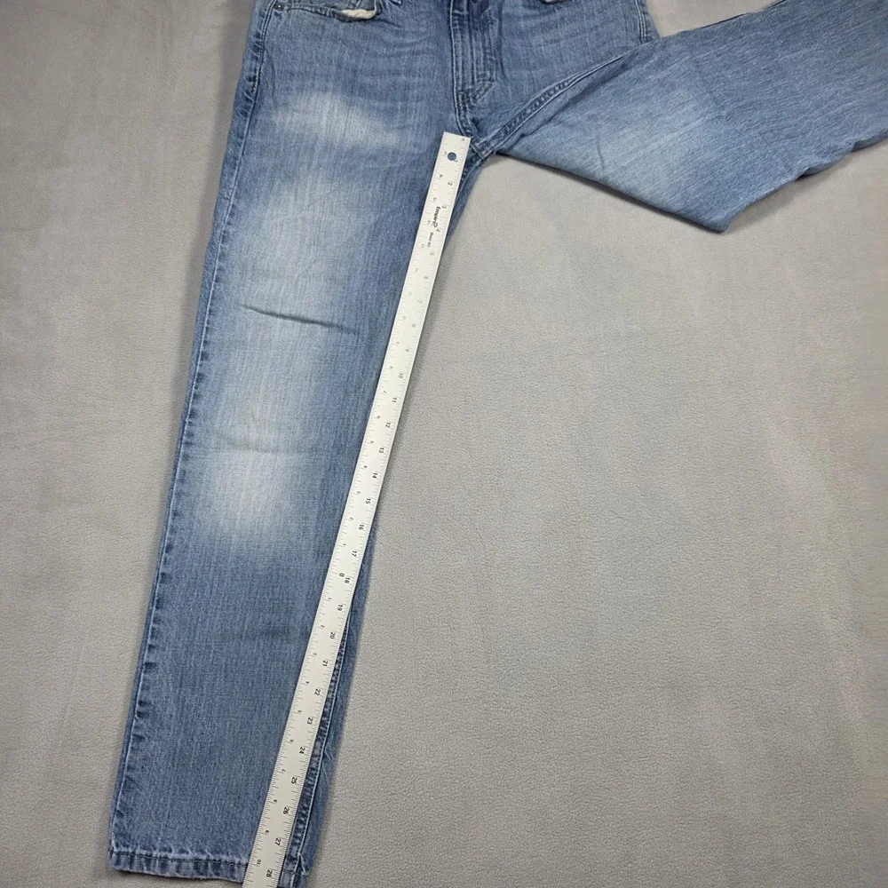 Levi's Jeans Men 30x29 Blue Straight Leg 514 Light Wash
